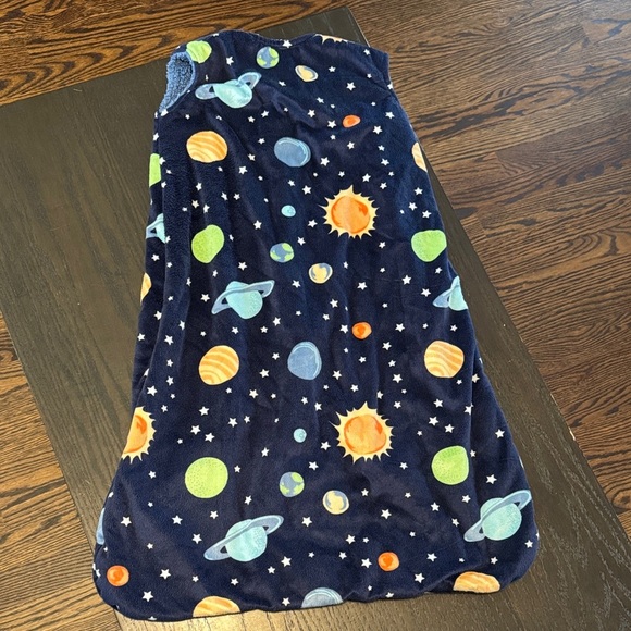 Kids Space-Themed Pajamas - Navy with Planets - Picture 4 of 4